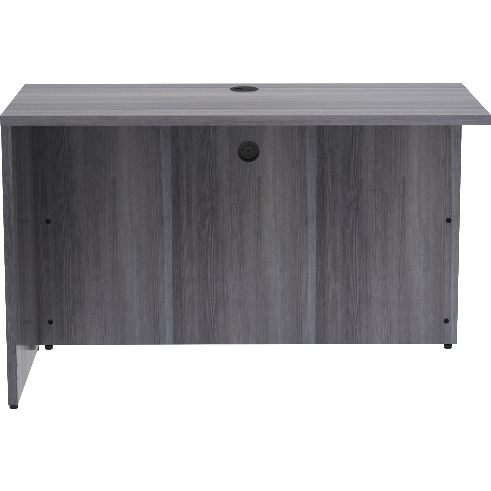 lorell-essentials-series-return-shell-48-x-24295--1-top-laminate-weathered-charcoal-table-top-modesty-panel_llr69554 - 3