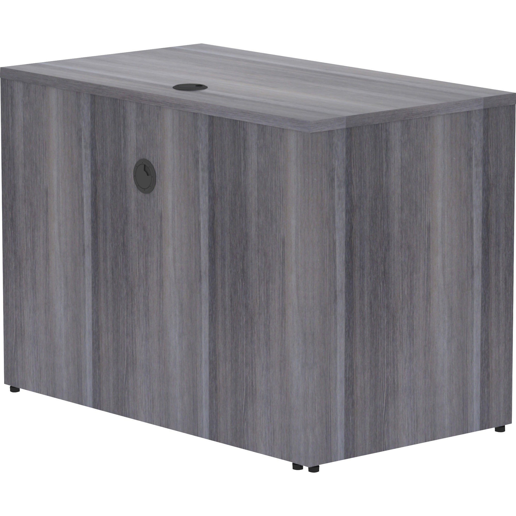 lorell-essentials-series-return-shell-42-x-24295--1-top-laminate-weathered-charcoal-table-top-modesty-panel_llr69555 - 2
