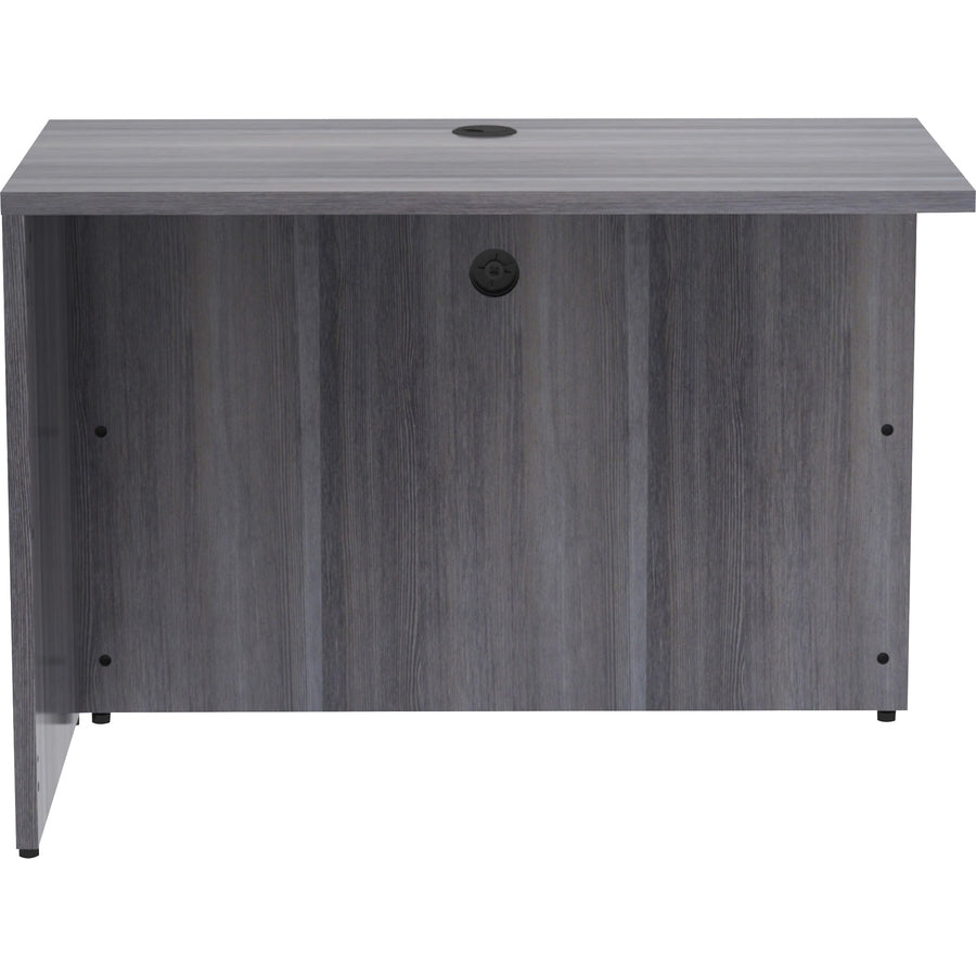 lorell-essentials-series-return-shell-42-x-24295--1-top-laminate-weathered-charcoal-table-top-modesty-panel_llr69555 - 7