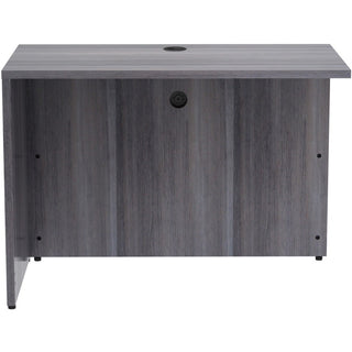 Lorell Essentials Series Return Shell - 42" x 24"29.5" , 1" Top - Laminate, Weathered Charcoal Table Top - Modesty Panel