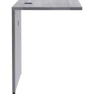 Lorell Essentials Series Bridge - 48" Width x 24" Depth x 29.5" Height - Polyvinyl Chloride (PVC) - Laminate, Weathered Charcoal