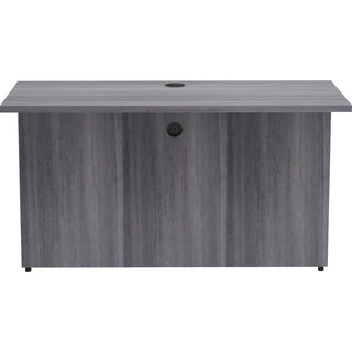 Lorell Essentials Series Bridge - 48" Width x 24" Depth x 29.5" Height - Polyvinyl Chloride (PVC) - Laminate, Weathered Charcoal