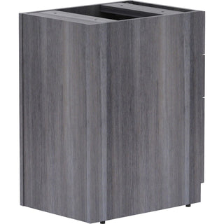Lorell Essentials Series Box/Box/File Fixed File Cabinet - 16" x 22"28.3" - File, Box Drawer(s) - Finish: Laminate, Weathered Charcoal - File Drawer