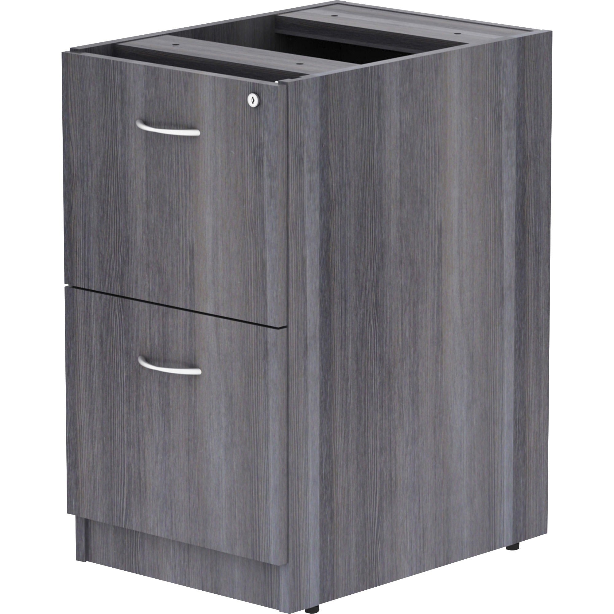 lorell-essentials-series-file-file-fixed-file-cabinet-16-x-22283-2-x-file-drawers-finish-laminate-weathered-charcoal-file-drawer_llr69559 - 3