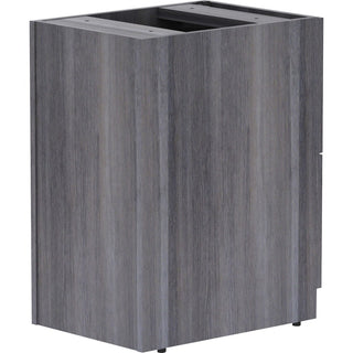 Lorell Essentials Series File/File Fixed File Cabinet - 16" x 22"28.3" - 2 x File Drawer(s) - Finish: Laminate, Weathered Charcoal - File Drawer