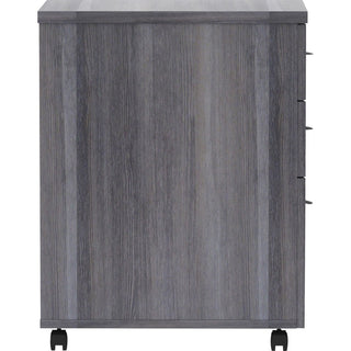 Lorell Essentials Series Box/Box/File Mobile File Cabinet - 16" x 22"28.3" - 3 x Box, File Drawer(s) - Finish: Weathered Charcoal, Laminate