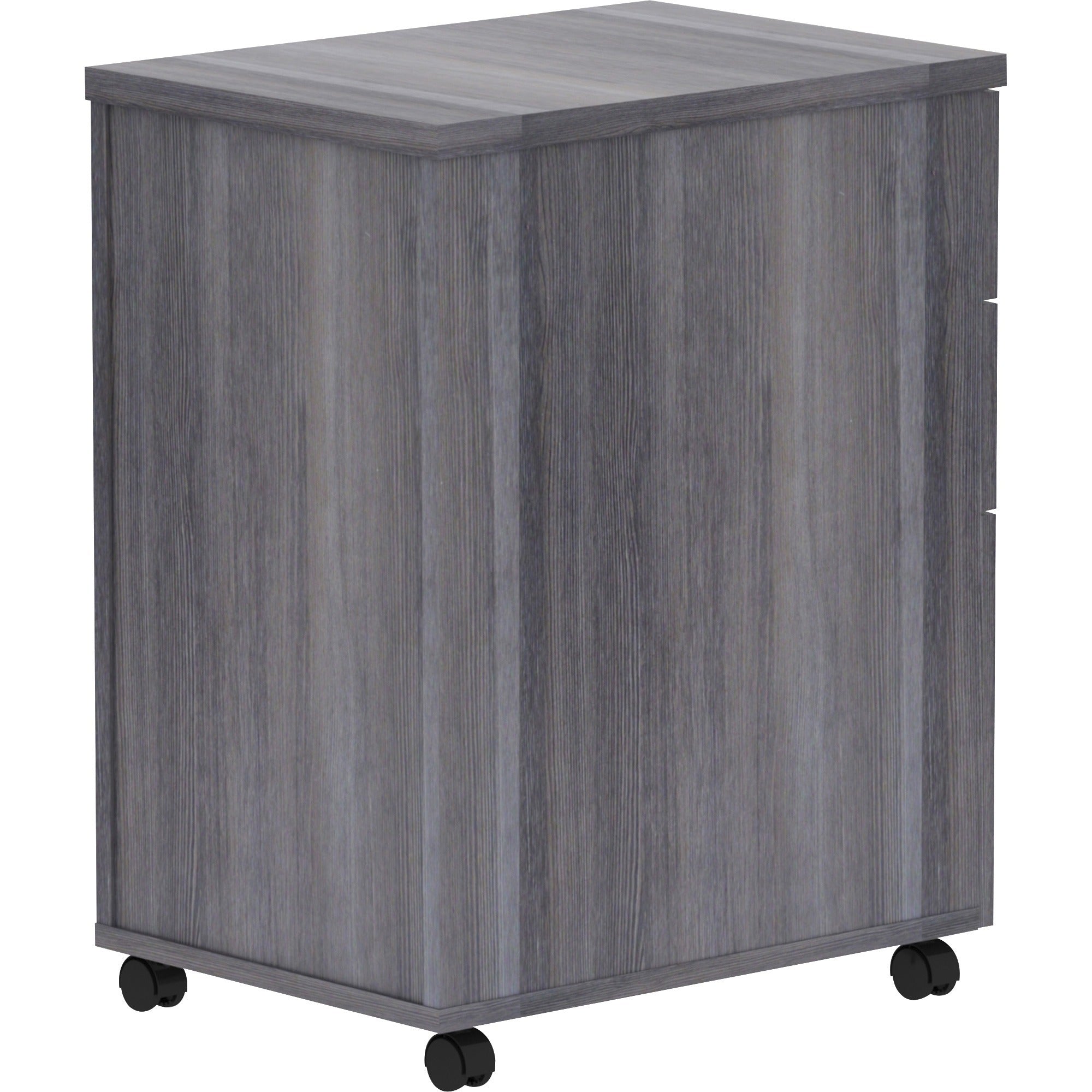 lorell-essentials-series-box-box-file-mobile-file-cabinet-16-x-22283-3-x-box-file-drawers-finish-weathered-charcoal-laminate_llr69560 - 4