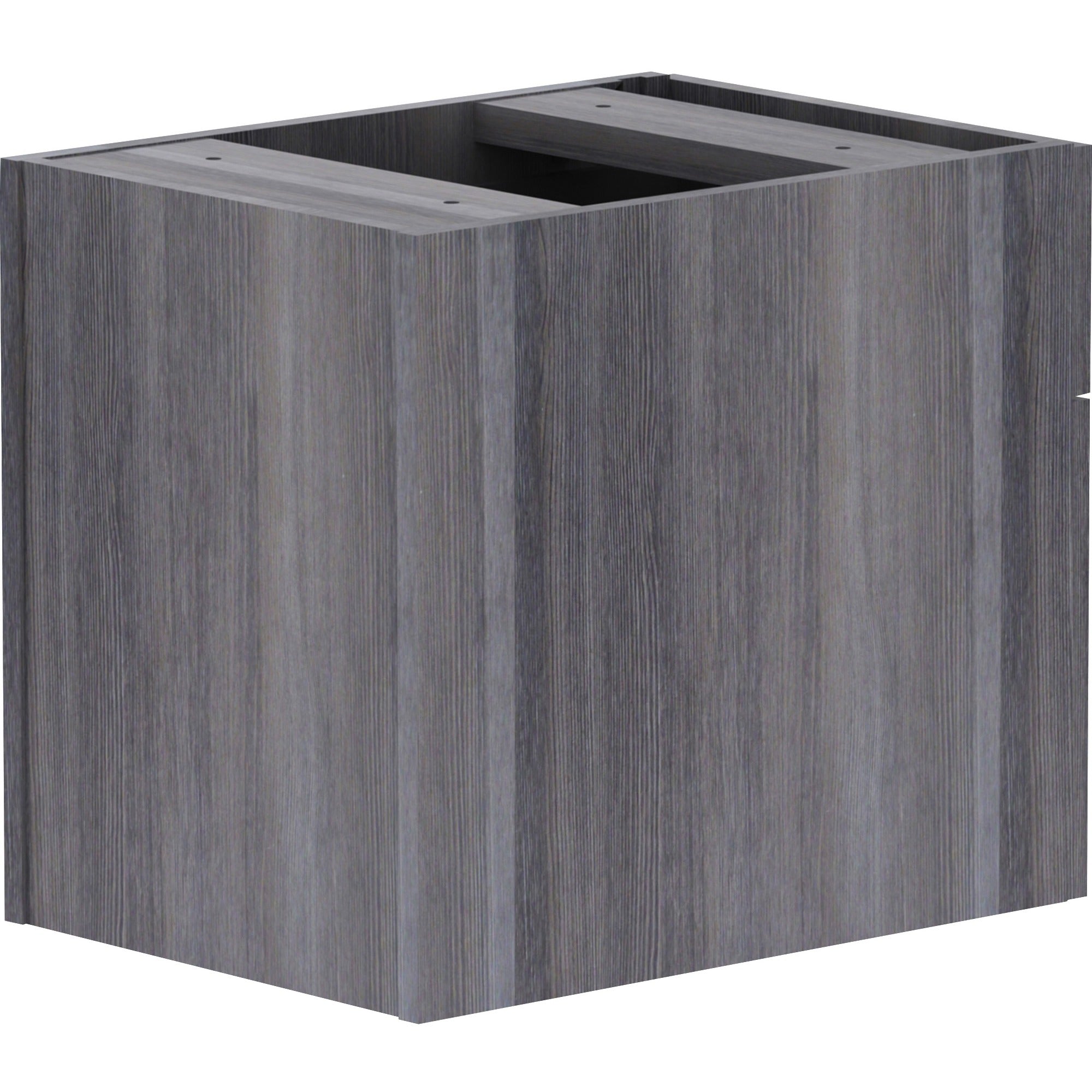 lorell-essentials-series-box-file-hanging-file-cabinet-16-x-12283-box-file-drawers-finish-weathered-charcoal-laminate_llr69562 - 4