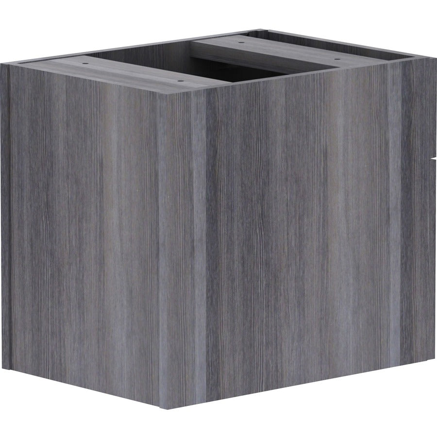 Lorell Essentials Series Box/File Hanging File Cabinet - 16" x 12"28.3" - Box, File Drawer(s) - Finish: Weathered Charcoal, Laminate