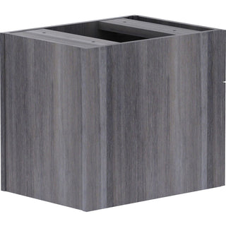 Lorell Essentials Series Box/File Hanging File Cabinet - 16" x 12"28.3" - Box, File Drawer(s) - Finish: Weathered Charcoal, Laminate