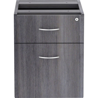 Lorell Essentials Series Box/File Hanging File Cabinet - 16" x 12"28.3" - Box, File Drawer(s) - Finish: Weathered Charcoal, Laminate