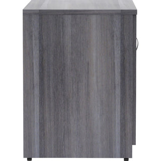 Lorell Essentials Series 2-Door Storage Cabinet - 36" x 22.5" x 29.5" - 2 Door(s) - Finish: Weathered Charcoal, Laminate