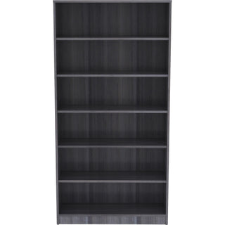 lorell-laminate-bookcase-6-shelfves-72-height-x-36-width-x-12-depth-thermally-fused-laminate-1-each_llr69565 - 2