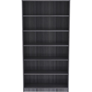 Lorell Laminate Bookcase - 6 Shelf(ves) - 72" Height x 36" Width x 12" Depth - Thermally Fused Laminate - 1 Each