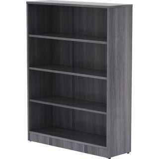Lorell Laminate Bookcase - 4 Shelf(ves) - 48" Height x 36" Width x 12" Depth - Thermally Fused Laminate - 1 Each