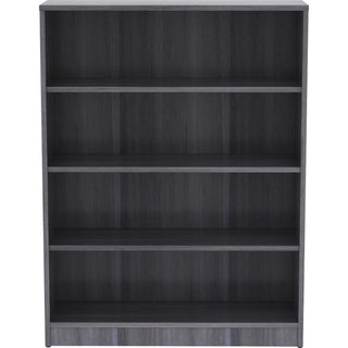 Lorell Laminate Bookcase - 4 Shelf(ves) - 48" Height x 36" Width x 12" Depth - Thermally Fused Laminate - 1 Each