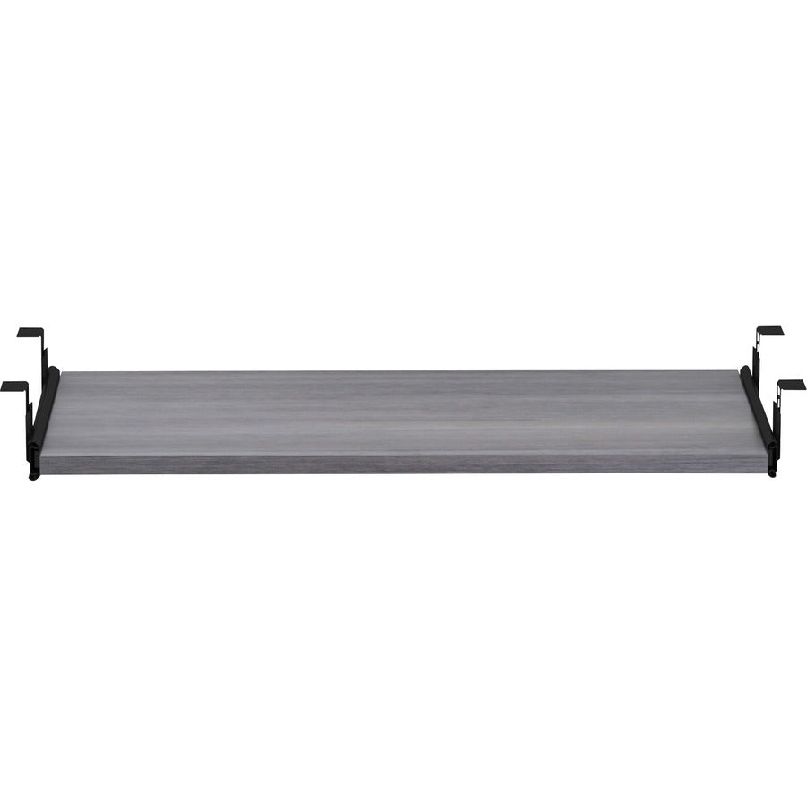 Lorell Universal Keyboard Tray - 26" x 0.8" x 15.4" - Finish: Charcoal