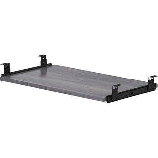 Lorell Universal Keyboard Tray - 26" x 0.8" x 15.4" - Finish: Charcoal