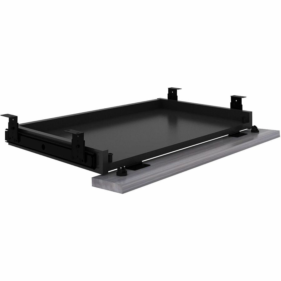 Lorell Universal Center Drawer - 28.4" x 16.7" x 5.1" - Finish: Weathered Charcoal