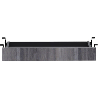 Lorell Universal Center Drawer - 28.4" x 16.7" x 5.1" - Finish: Weathered Charcoal