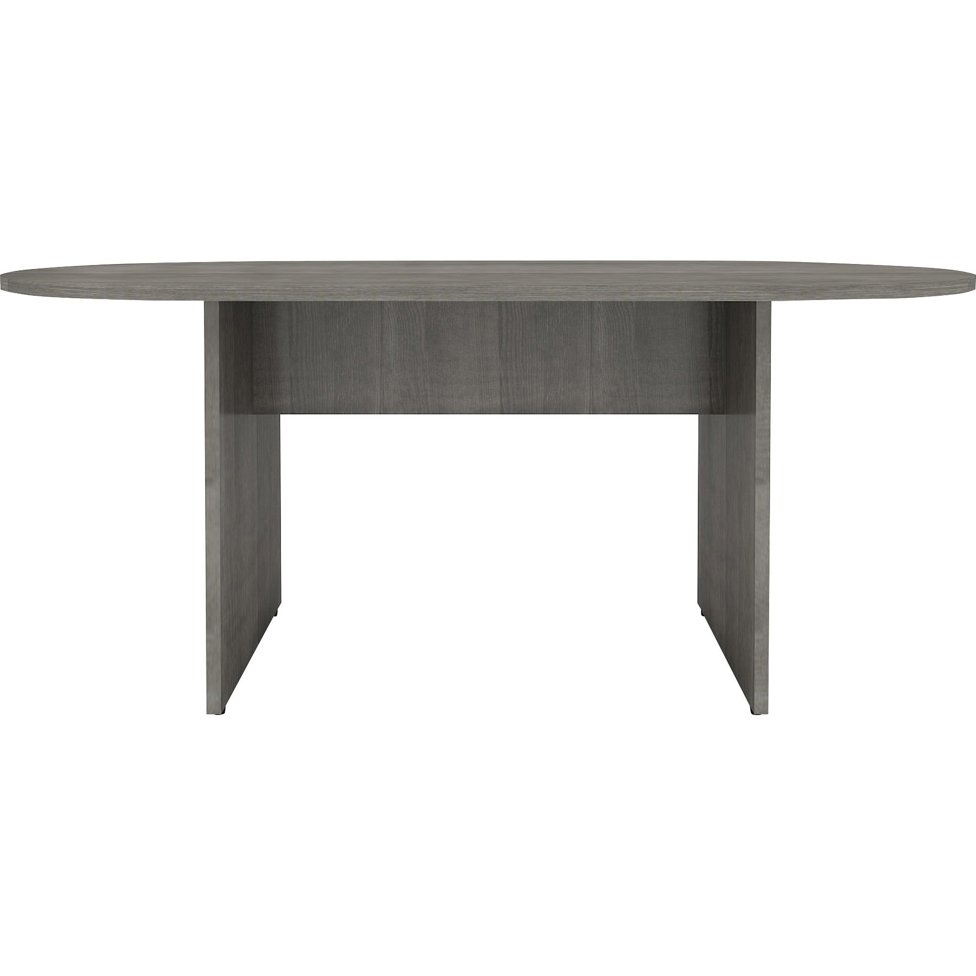 lorell-essentials-oval-conference-table-13-top-0-edge-72-x-29536-finish-weathered-charcoal-laminate_llr69569 - 2