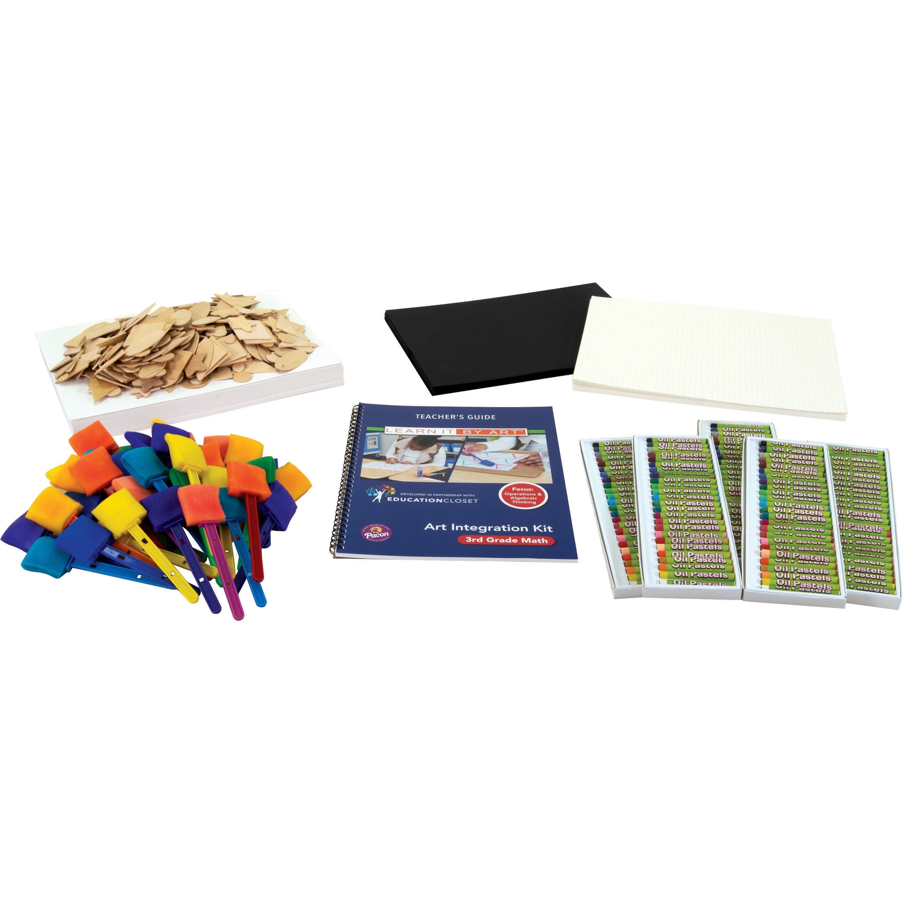 Pacon 3rd-Grade Math Art Integration Kit - Skill Learning: Science, Technology, Engineering, Mathematics, Planning - 1 / Kit