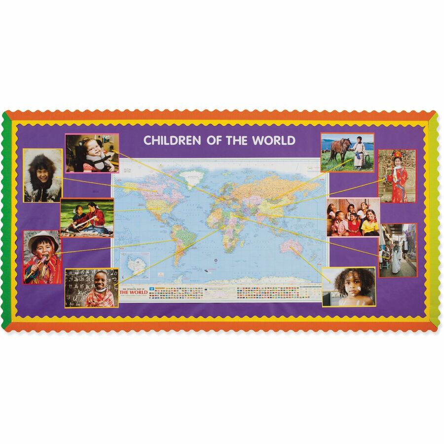 fadeless-bright-colors-bulletin-art-paper-fun-and-learning-table-skirting-display-decoration-art-project-craft-project-bulletin-board-325height-x-48width-x-12-ftlength-4-carton-lime-deep-purple-magenta-azure_pac57533 - 3