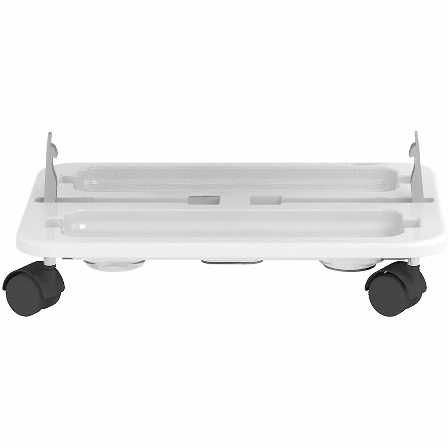 Deflecto Caddy Wheel Base - 16" Width x 11" Depth x 3.3" Height - White