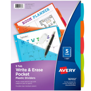 Avery Multipurpose Label - Multicolor - Plastic - 2