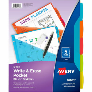 Avery Multipurpose Label - Multicolor - Plastic - 2