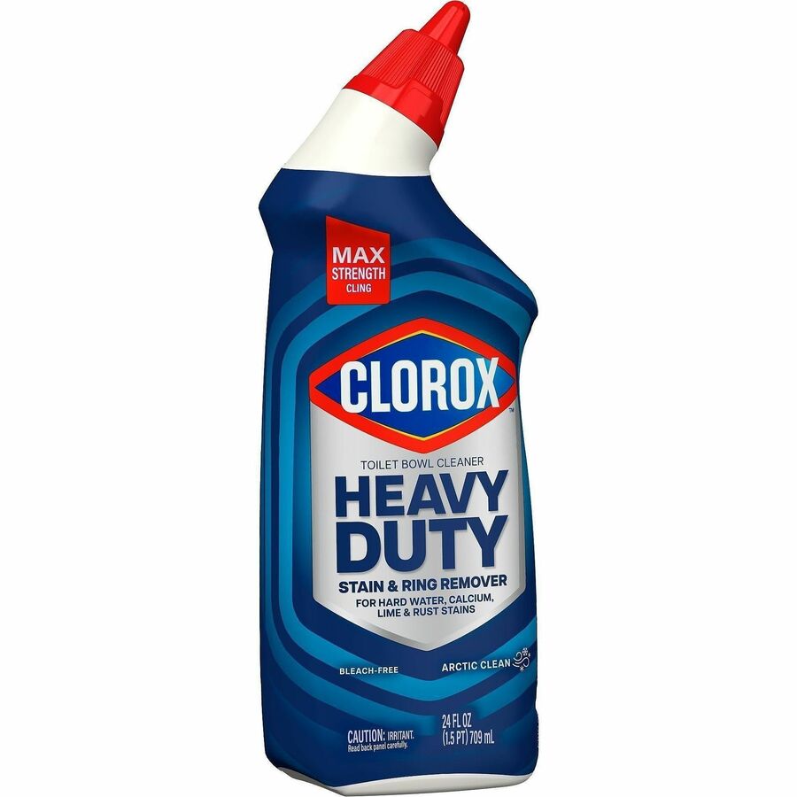 Clorox Toilet Bowl Cleaner Lime & Rust Destroyer - 24 fl oz (0.8 quart)Bottle - 360 / Bundle - Deodorize, Bleach-free - Clear