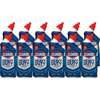 Clorox Toilet Bowl Cleaner Lime & Rust Destroyer - 24 fl oz (0.8 quart)Bottle - 360 / Bundle - Deodorize, Bleach-free - Clear