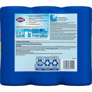 Clorox Disinfecting Cleaning Wipes Value Pack - Ready-To-Use - 35 / Canister - 675 / Pallet - Easy to Use - White