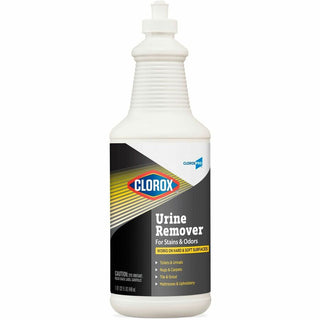 CloroxPro Urine Remover for Stains and Odors Pull Top - 32 fl oz (1 quart) - 6 / Carton - Bleach-free - White