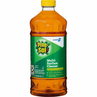 CloroxPro Pine-Sol Multi-Surface Cleaner - Concentrate - 60 fl oz (1.9 quart) - Pine Scent - 384 / Pallet - Disinfectant, Deodorize, Residue-free, Pleasant Scent, Versatile - Amber