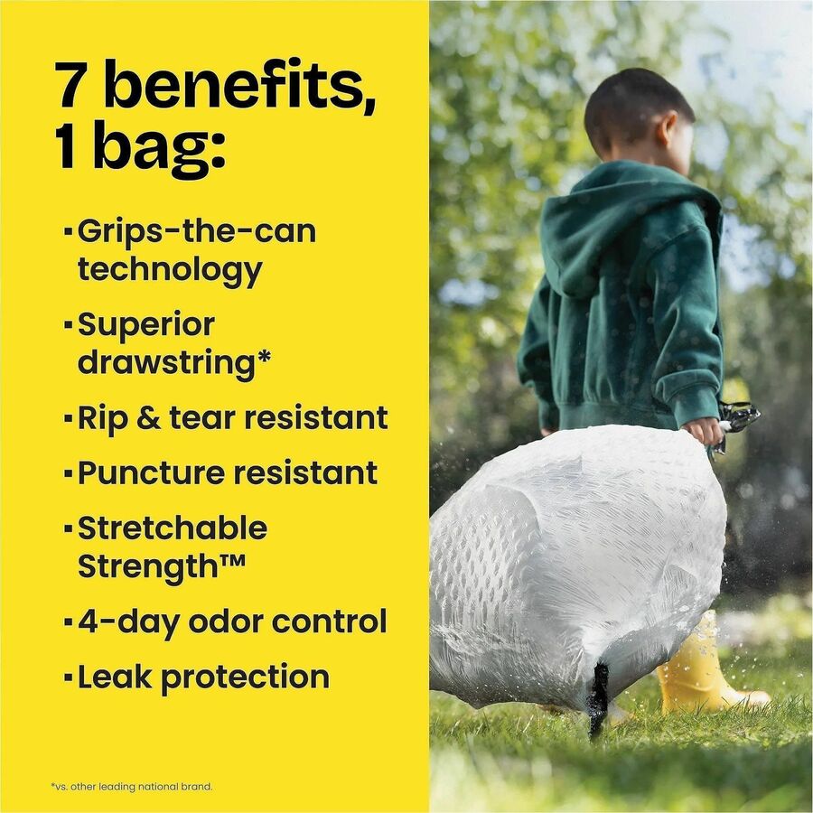 Glad ForceFlex Tall Kitchen Drawstring Trash Bags