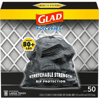 Glad ForceFlexPlus Drawstring Large Trash Bags - 1
