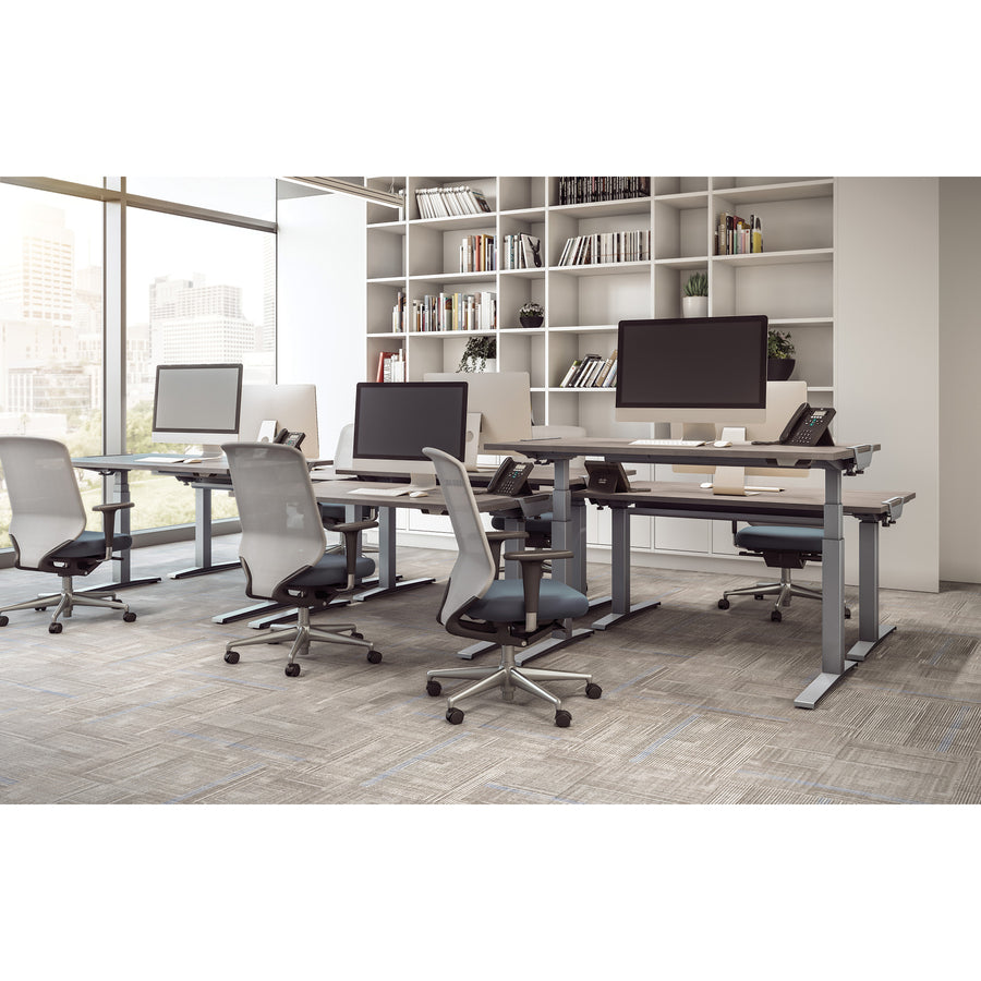 Levado Laminate Table Top, 72" x 30", Gray Ash