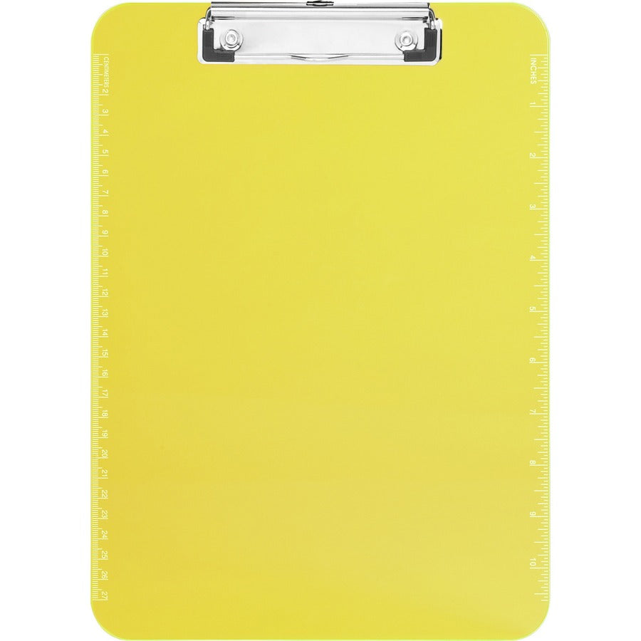 business-source-flat-clip-clipboard-9-x-12-plastic-neon-green-1-each_bsn01867 - 4