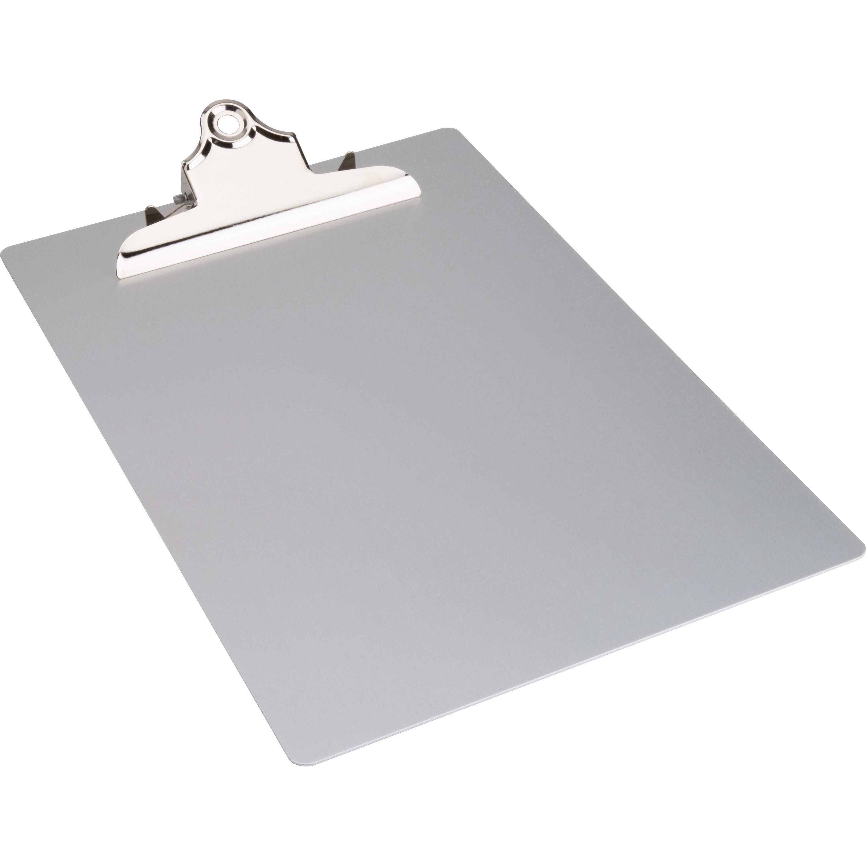 business-source-aluminum-clipboard-8-1-2-x-11-clamp-aluminum-silver-1-each_bsn86259 - 3