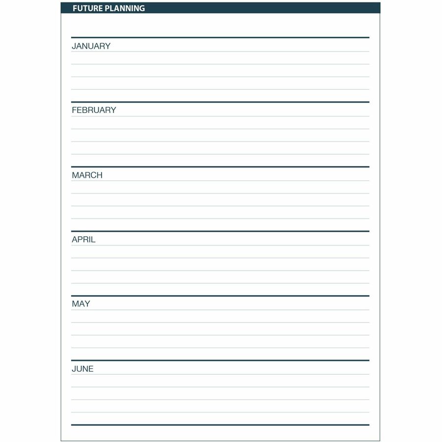 house-of-doolittle-2680-02-planner-personal-julian-dates-monthly-24-month-january-2024-december-2025-1-month-double-page-layout-6-55-64-x-8-3-4-blue-sheet-wire-bound-leather-black-covertime-zone-recyclable-conversion-table_hod268002 - 8