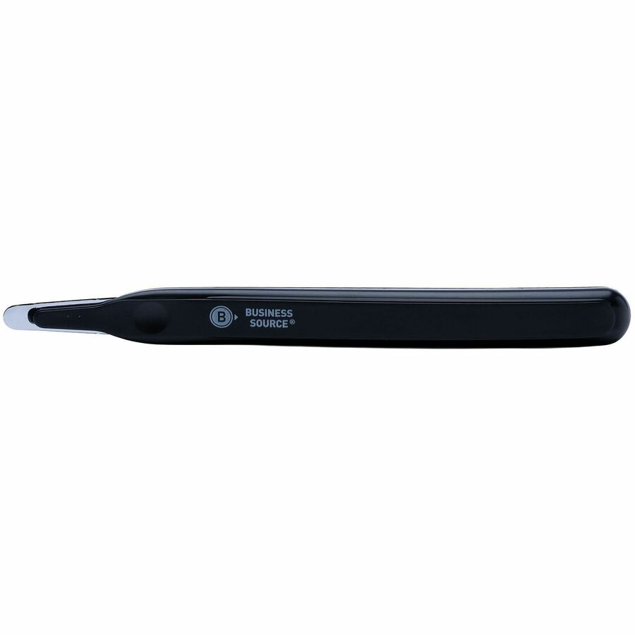 Business Source Staple Remover - Plastic - Black - Lightweight - 1 Each
