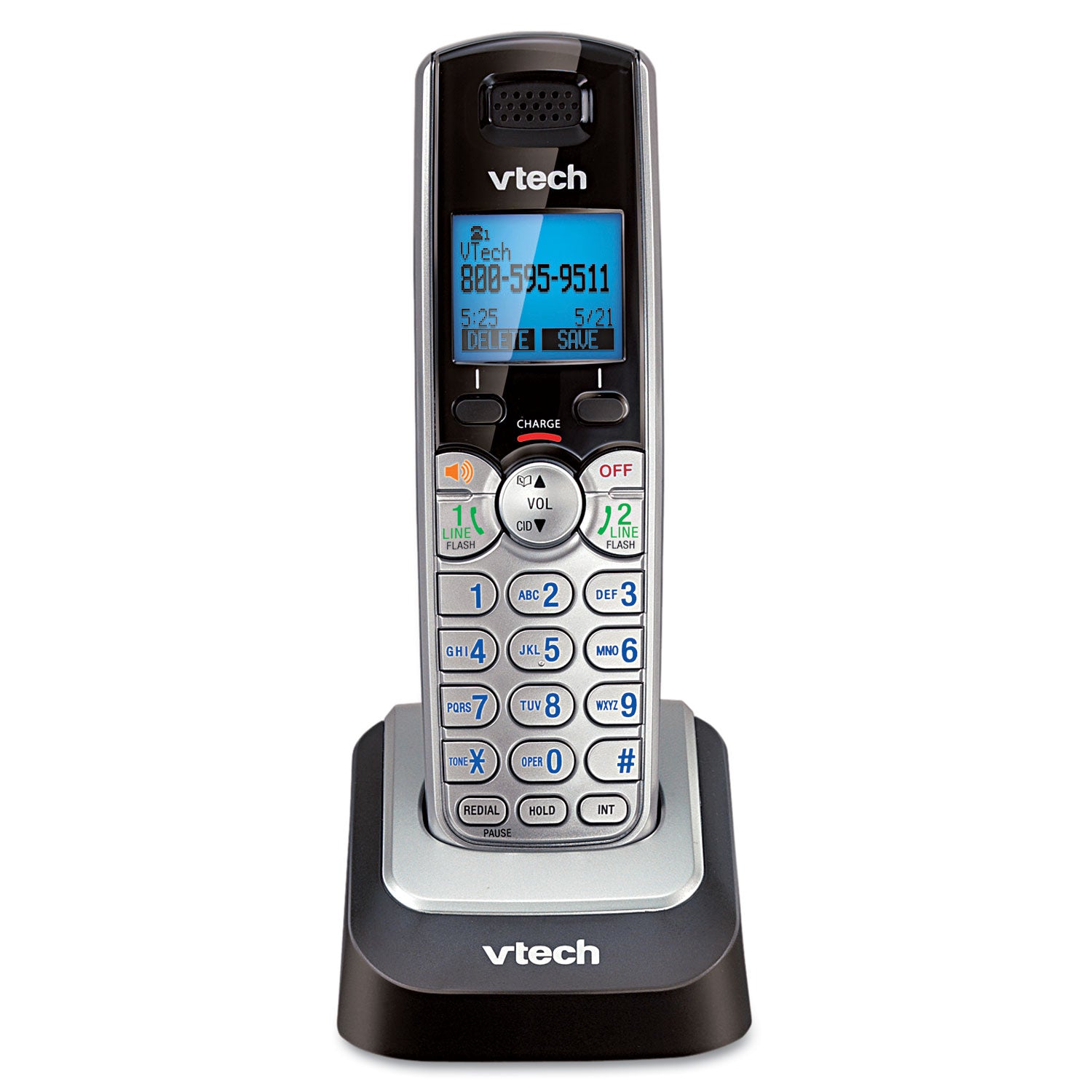 Two-Line Cordless Accessory Handset for DS6151 - 