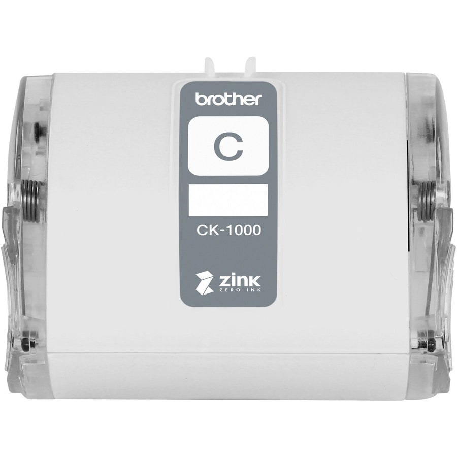 Brother Genuine CK-1000 ~ 2 (1.97") 50 mm wide x 6.5 ft. (2 m) Cleaning Roll for Brother VC-500W Label and Photo Printers - For Printer - 1 Each - White - 7