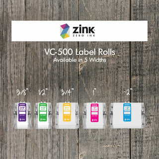 Brother Genuine CZ-1003 continuous length " (0.75") 19 mm wide x 16.4 ft. (5 m) long label roll featuring Zero Ink technology - 3/4" Width - Zero Ink (ZINK) - Paper - 1 Each - Water Resistant