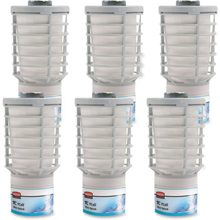 rubbermaid-commercial-tcell-odor-control-dispenser-refills-6000-ft-16-fl-oz-01-quart-blue-splash-90-day-6-carton-odor-neutralizer-voc-free_rcp402112ct - 1