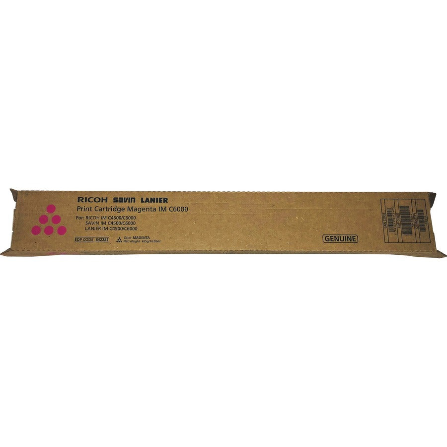 Ricoh Original Laser Toner Cartridge - Magenta - 1 Each - 22500 Pages