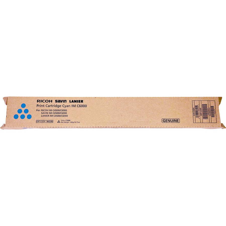 Ricoh Original Laser Toner Cartridge - Cyan - 1 Each - 22500 Pages