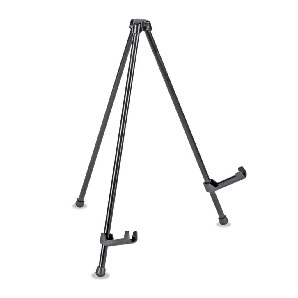 Portable Tabletop Easel, 14" High, Steel, Black - 