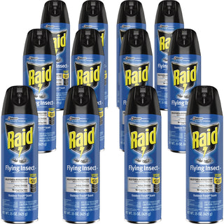 raid-flying-insect-spray-spray-kills-mosquitoes-flies-wasp-hornet-asian-ladybeetle-yellow-jacket-boxelder-bug-fruit-fly-gnats-moths-15-fl-oz-off-white-12-carton_sjn300816ct - 1